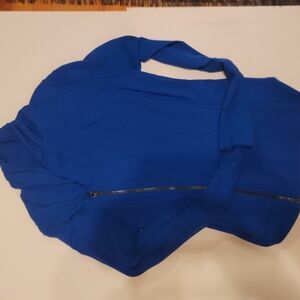 lululemon athletica Asymmetrical Zip Blue Jacket
